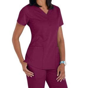 Healing Hands Purple Label Scrub Top